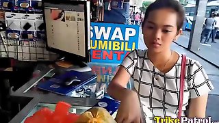 Cute bubble-butt Filipina teen with