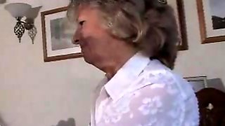 Delightful Granny In Girdle And Seamed
