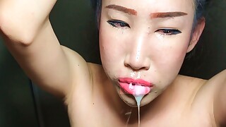 Ladyboy Pissed On And Mouth Shagged