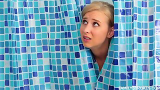 Blonde with swinging boobs Alice Chambers
