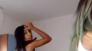 Sexy college girl gipsies dancing on