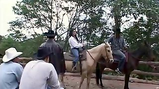 Cowboys Watching Sexy Pair fucking in