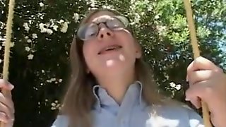 Ringard ambre dans lunettes lunettes