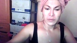 Real Filipina Hermaphrodite Skype Show #4