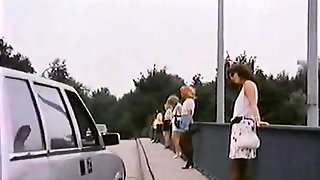 Old Chap With Hooker In Car