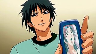 Young Anime Schoolgirl Gives Titjob