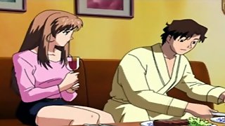 A lovely anime couple talking about their