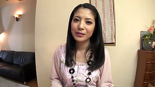Japanese slut with perky tits gets fucked