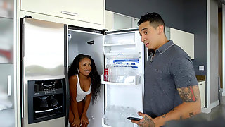 Young hot ebony Amilian Kush fucked by