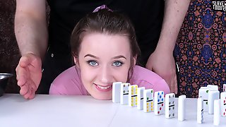 Face Fucking Dominoes, with face slapping
