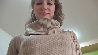 Teasing milking handjob