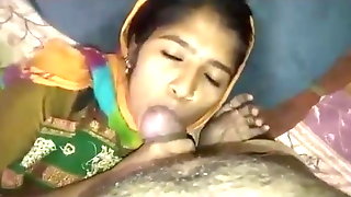 Rajasthani maid girl obeying master