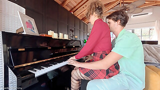 I Fucked Cum Onto My Piano Teacher