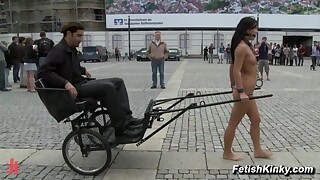 Amabella Euro Babe Rickshaw Public Sex