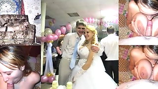 Married wives wedding dress compilation