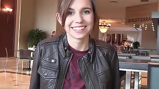 18 YO CECE CAPELLA TAKES A STRANGERS