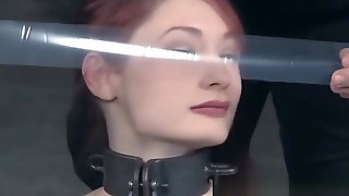Bonded redhead whipped after eating her