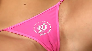 Adorable blonde Rita Rose slowly takes