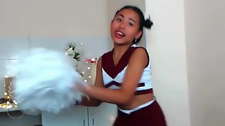 Young Cheerleader Asian....
