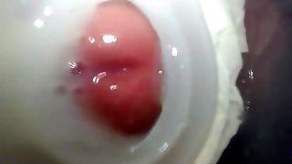 Close up cumshot