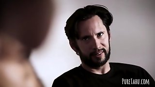 Sexy drug dealer fucked by two guys
