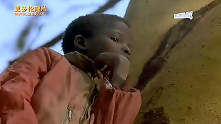 Hot nubian beauty in erotic movie